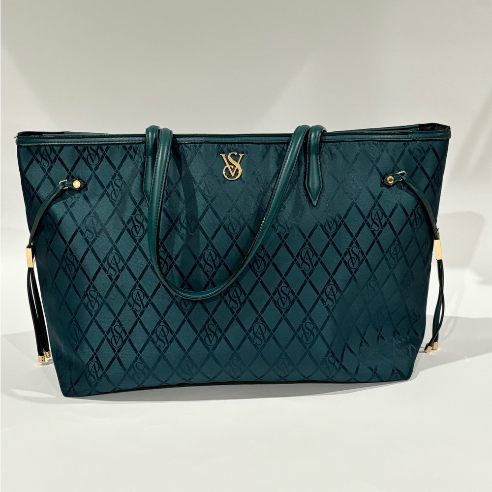 NEW Victoria Secret Emerald Large Tote Bag!